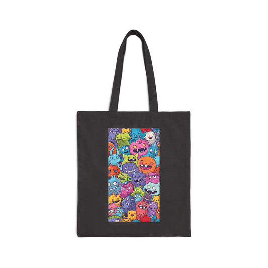 Crowded Monsters Tote Bag