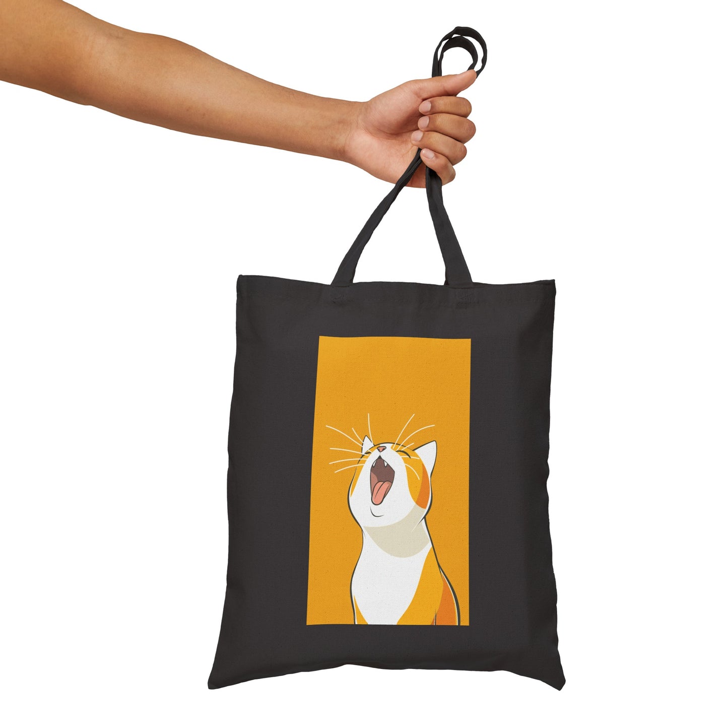 Yawning Cat Tote Bag